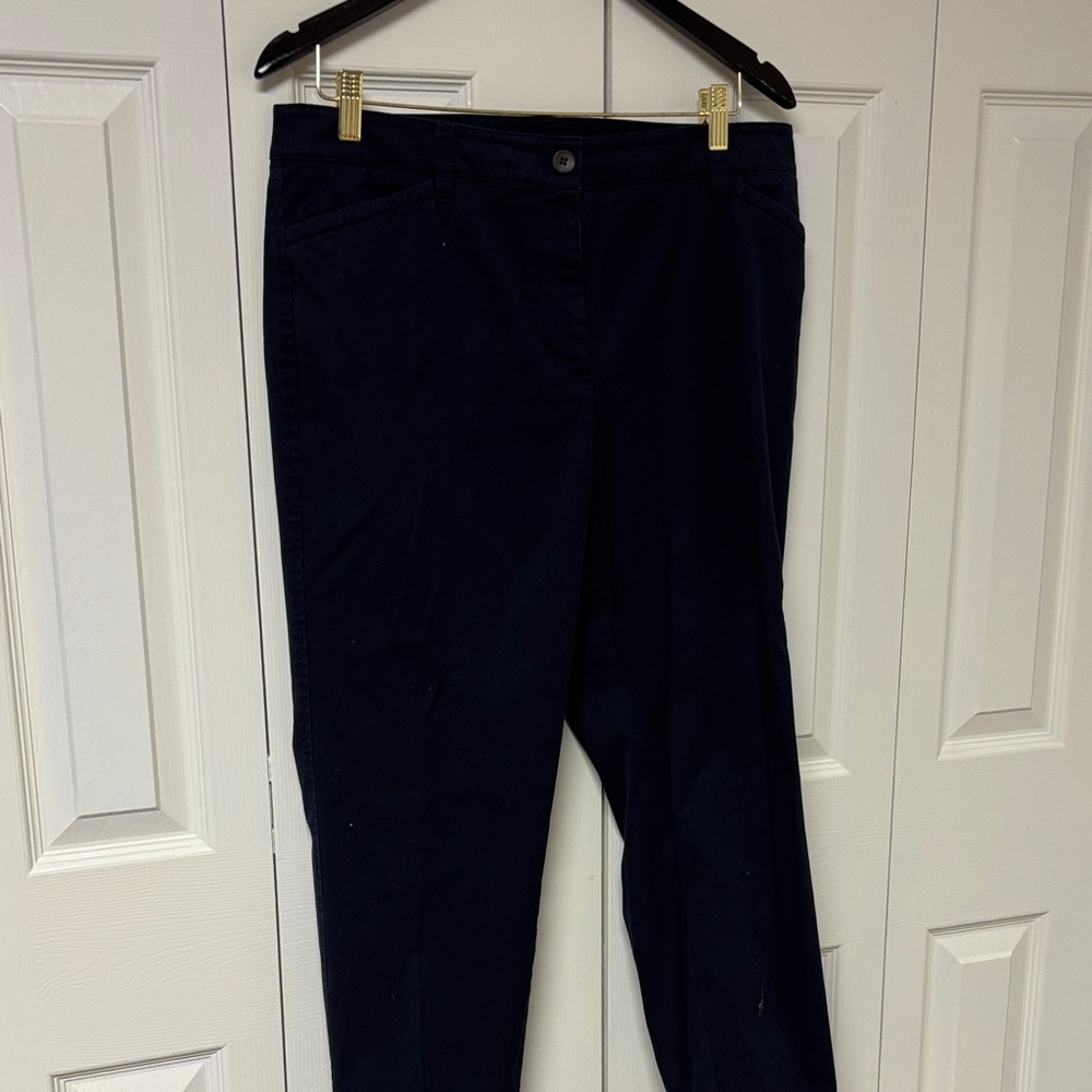 Talbots Navy Ankle Pants